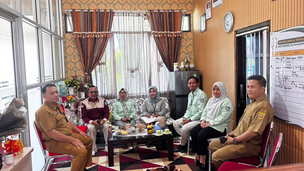 Monitoring Pelaksanaan SPMB 2026 di Lingkungan SMP Negeri 10 Samarinda Oleh Perwakilan Kemendikdasmen
